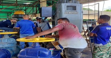 Autoridades recuperan planta potabilizadora de la represa de Cumaripa