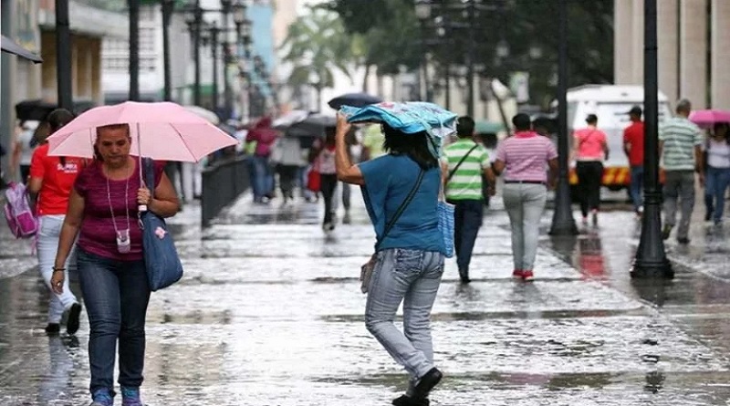 Inameh pronostica lluvias de intensidad variable en gran parte del país