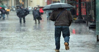 Inameh pronostica lluvias de intensidad variable en gran parte del país