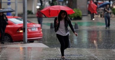 Inameh pronostica lluvias de intensidad variable en gran parte del país