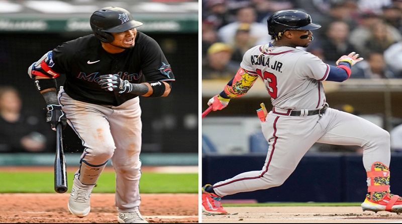 Acuña y Arráez nominados al premio Hank Aaron