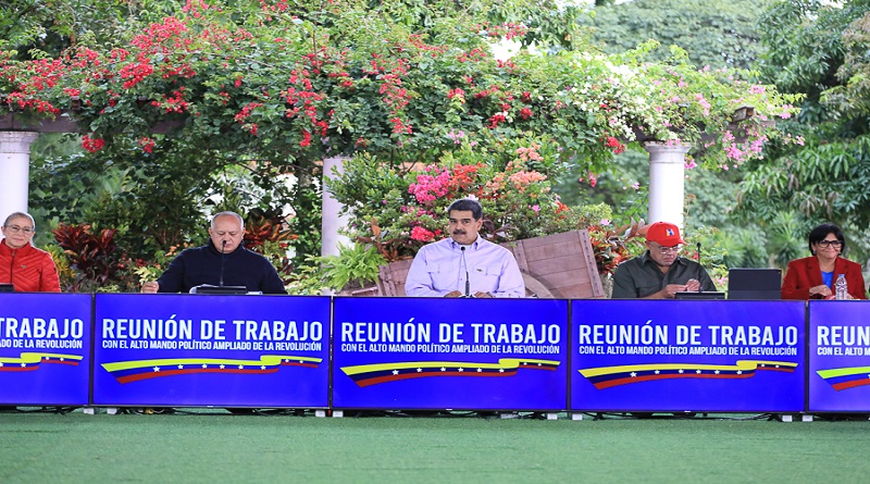 Presidente Maduro lidera reunión con el Alto Mando Político de la Revolución