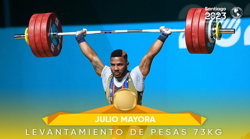 Julio Mayora logra primera dorada para Venezuela