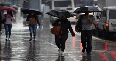 Inameh pronostica lluvias de intensidad variable en gran parte del país