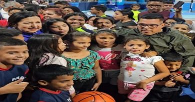 Cancha de usos múltiples en La Vega garantiza esparcimiento de niños y jóvenes