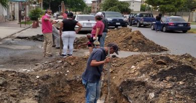 el alcalde de Girardot, Rafael Morales, inició los trabajos para la adecuación del sistema de aguas servidas en la urbanización Montaña Fresca.