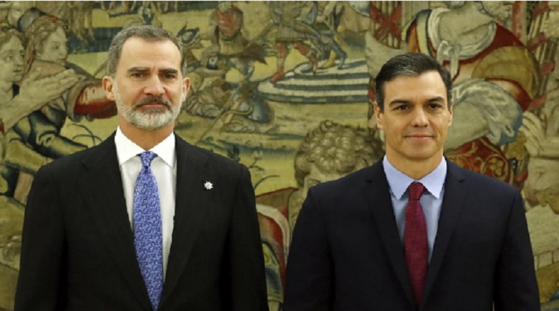 Rey de España propone a Pedro Sánchez como candidato a la presidencia