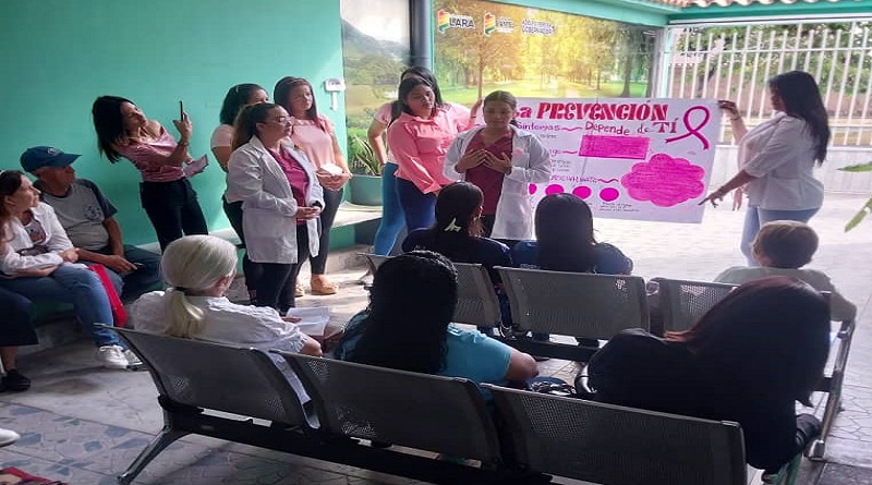 Realizan charlas de sensibilización en la lucha contra el cáncer de mama en Lara