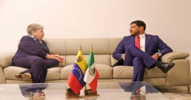 Arriba a Venezuela secretaria de Relaciones Exteriores de México Alicia Bárcena