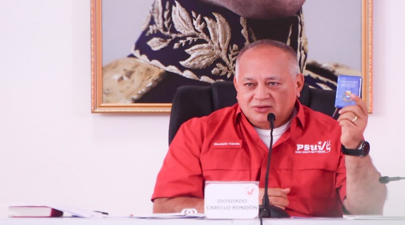 Diosdado Cabello asegura que María Corina está engañando a una parte de la Oposición