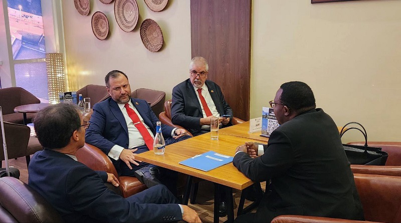 Venezuela y Ruanda repasan agenda de cooperación bilateral