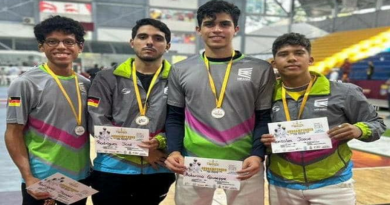 Equipo mirandino se destacó en Élite Open de esgrima