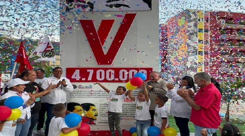 Revelan hito cuatro millones 700 mil en Urbanismo El Renacer de Las Tejerías