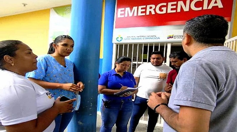 Evalúan espacios a recuperar en el Hospital “José María Espinoza” de Coro