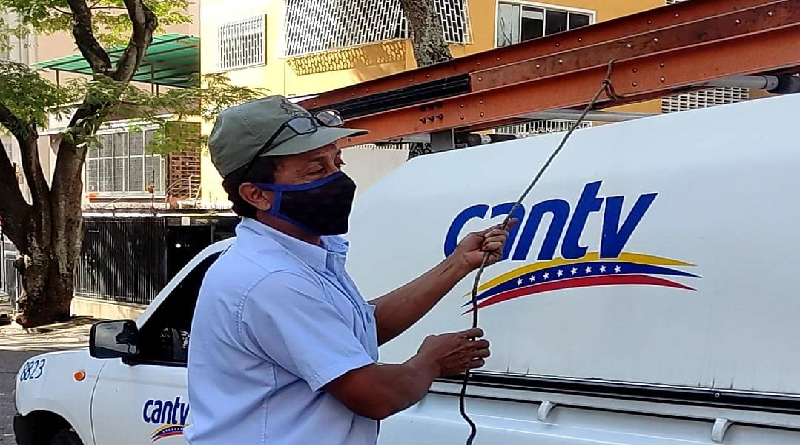 Cuadrillas de Cantv restablecen servicios de telefonía e internet en La Guiara