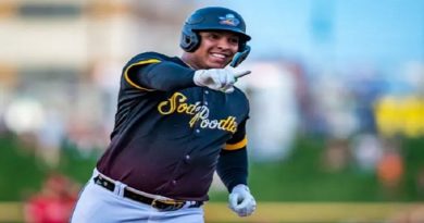 Venezolano Landro Cedeño destaca en béisbol japonés