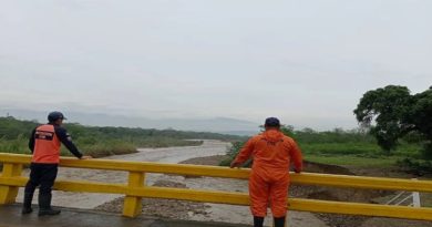 Intensifican monitoreo de ríos y quebradas tras fuertes lluvias en Táchira