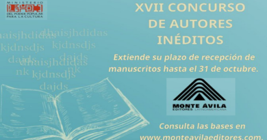 Monte Ávila Editores extiende convocatoria para Concurso de Autores Inéditos