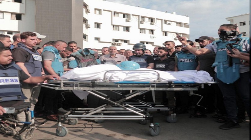 Más de 10 periodistas han fallecido tras ataques en la Franja de Gaza