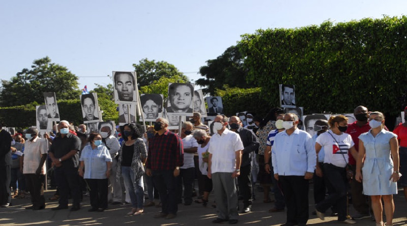 Líderes y pueblo cubano rinden tributo a víctimas del “Crimen de Barbados”