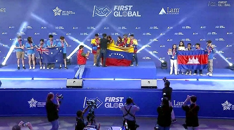 Venezuela se corona Campeón Mundial de Robótica en Singapur