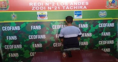 FANB detiene a sujetos con armas de guerra en Táchira y Delta Amacuro