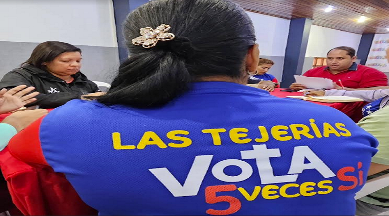 Preparan detalles para simulacro electoral del Referendo Consultivo en Las Tejerías
