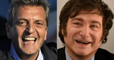 Sergio Massa y Javier Milei realizan último debate en Argentina