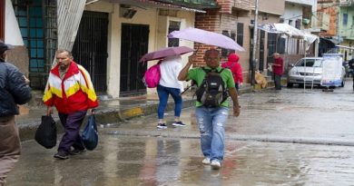 Inameh prevé lluvias con descargas eléctricas en parte del país