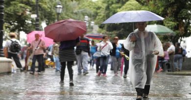 Inameh prevé lluvias de intensidad variable en gran parte de Venezuela