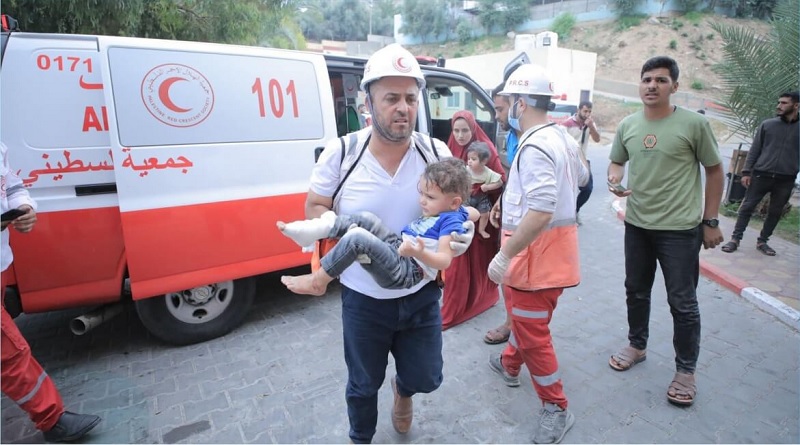 Media Luna Roja criticó bombardeos del Ejército israelí contra hospitales