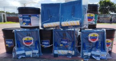 Recuperan cancha de usos múltiples en Monagas