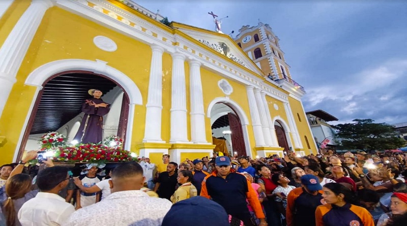 Pueblo de Ocumare celebró el 398 aniversario de su patrono San Diego de Alcalá