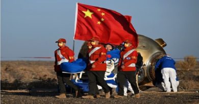 Regresan a la Tierra nuevas muestras científicas de estación espacial china