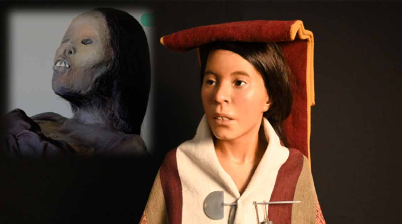 Revelan rostro de la “Doncella de Hielo” después de 500 años congelada