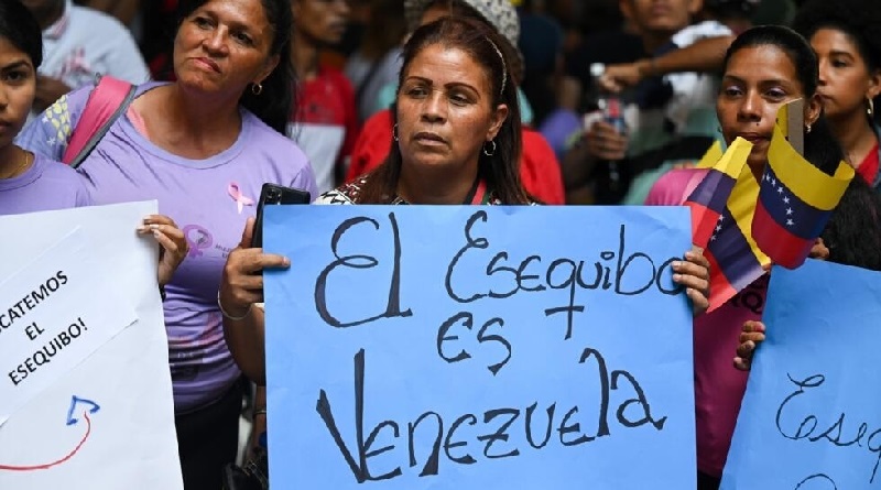 Habitantes de Nueva Esparta se movilizan por la defensa del Esequibo