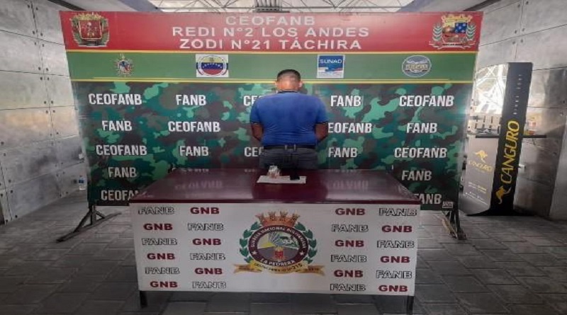 Capturan sujeto solicitado por SIIPOL en Táchira