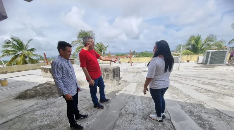 Inspeccionan labores de rehabilitación en Hospital Lino Arvelo de Tucacas