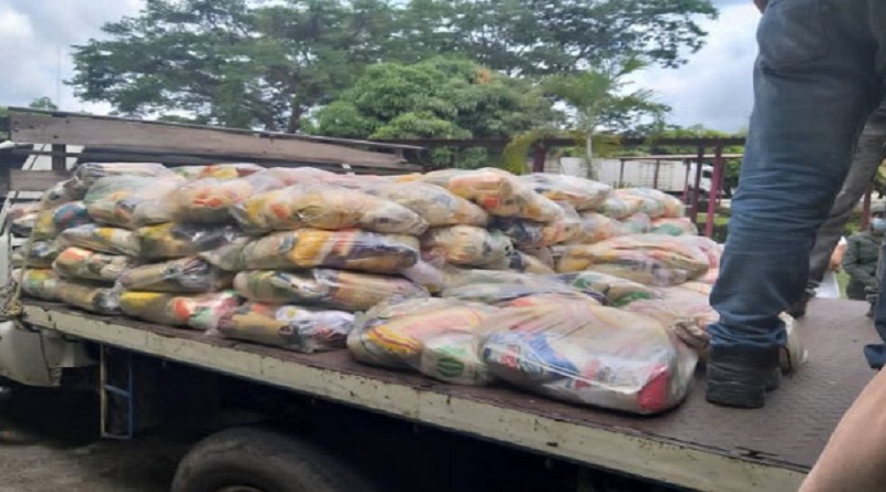 Despacho de alimentos atienden a comunidades en Trujillo﻿