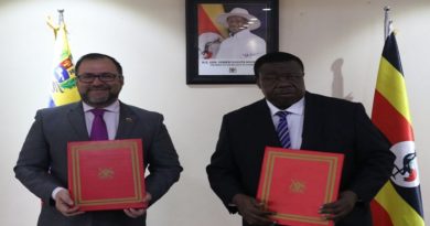 Venezuela y Uganda acuerdan suprimir requisito de visas para delegaciones diplomáticas