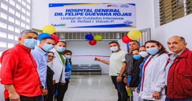 Entregan rehabilitada Unidad de Cuidados Intensivos del hospital de El Tigre