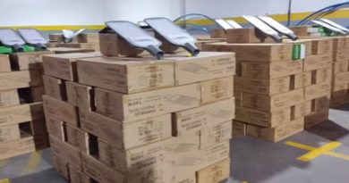 Instalan luminarias led en espacios públicos de Girardot