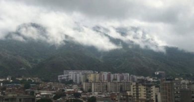 Inameh prevé baja posibilidad de precipitaciones en gran parte del país