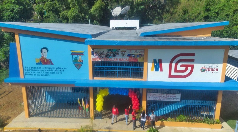 Rehabilitan Complejo Escolar Macaira en Guárico