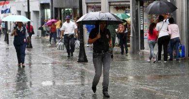 Inameh prevé lluvias o lloviznas dispersas en gran parte del país
