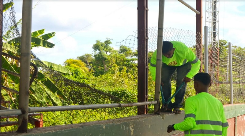Inician trabajos de rehabilitación de la Cancha Álvaro Guzmán en Guárico