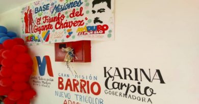 Inauguran base de misiones en el municipio Santos Michelena