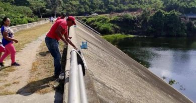 Despliegan labores de mantenimiento en el embalse de Canoabo