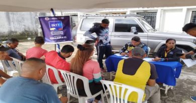 INTT realiza operativo especial de trámites en Tumeremo estado Bolívar