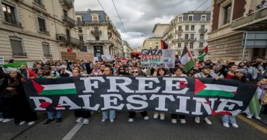 Miles de franceses exigen alto al fuego en la Franja de Gaza